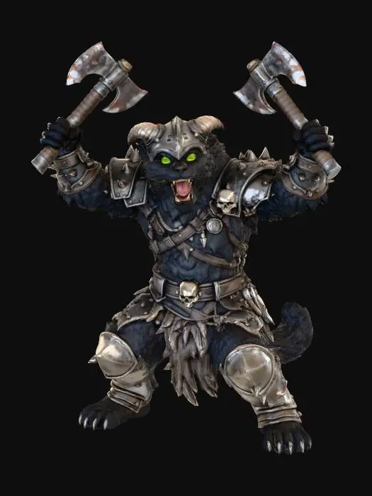 3D model for Warrior Cat Prowl