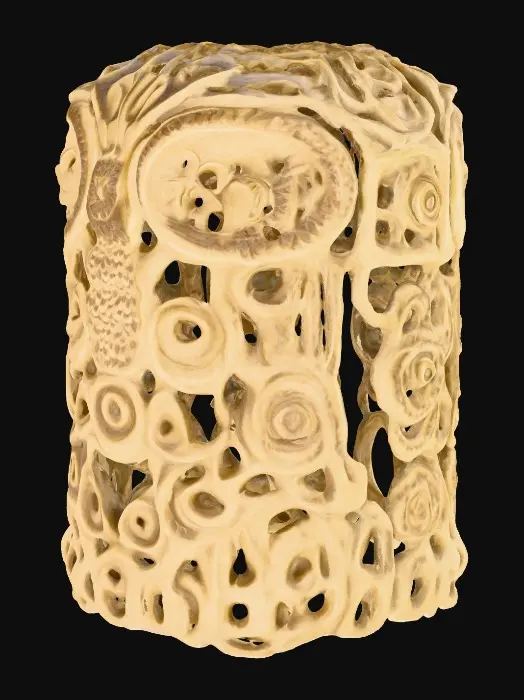 3D model for Ceramic Owl Decor