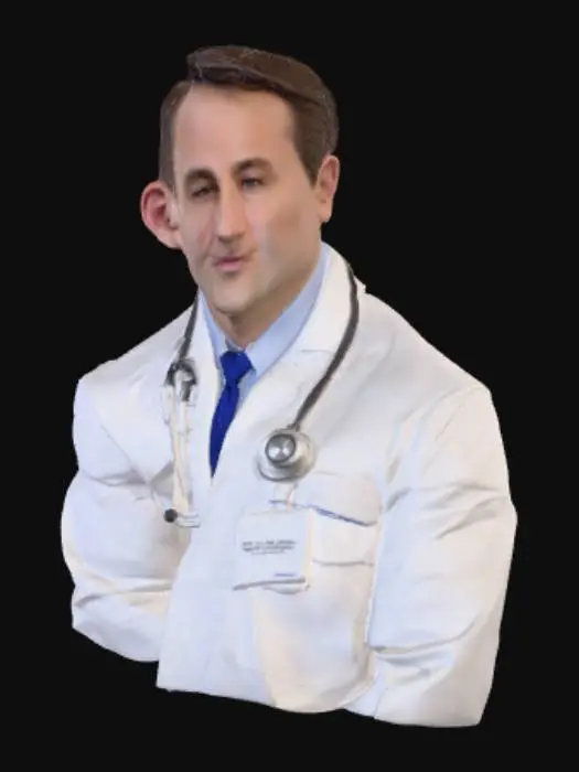 3D model for Doctor in a Hospital Hallway