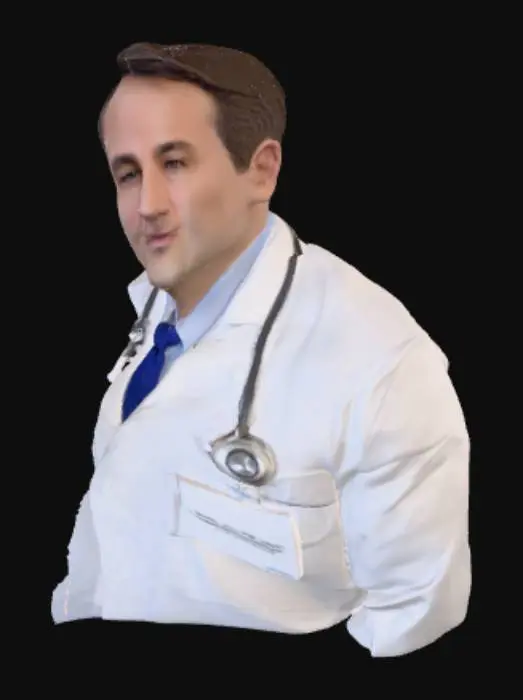 3D model for Doctor in a Hospital Hallway