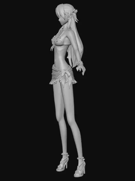 3D model for Beach Day Elegance