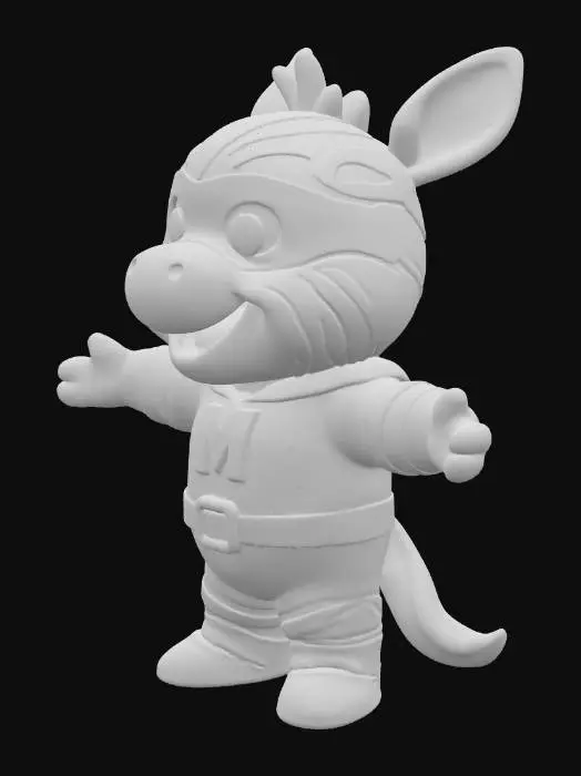 3D model for Zebra Hero T pose