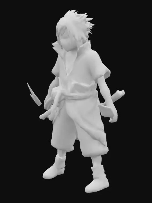 3D model for Sasuke Uchiha