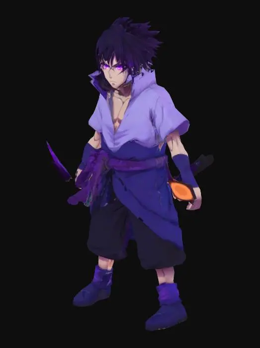 3D model for Sasuke Uchiha