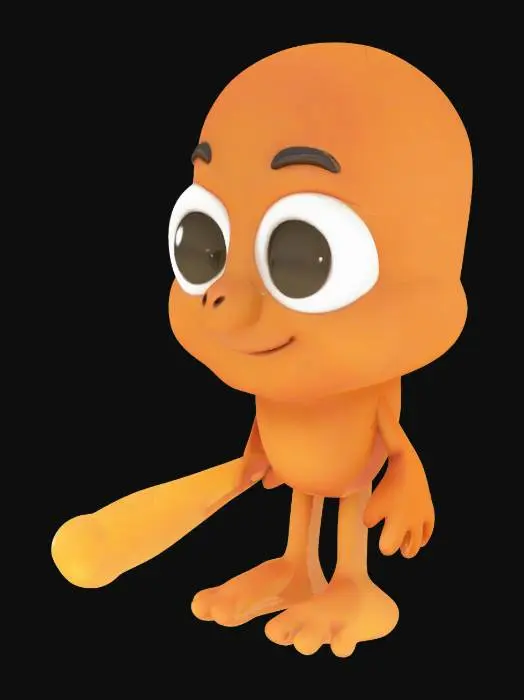 3D model for Tung Tung sahur chibi