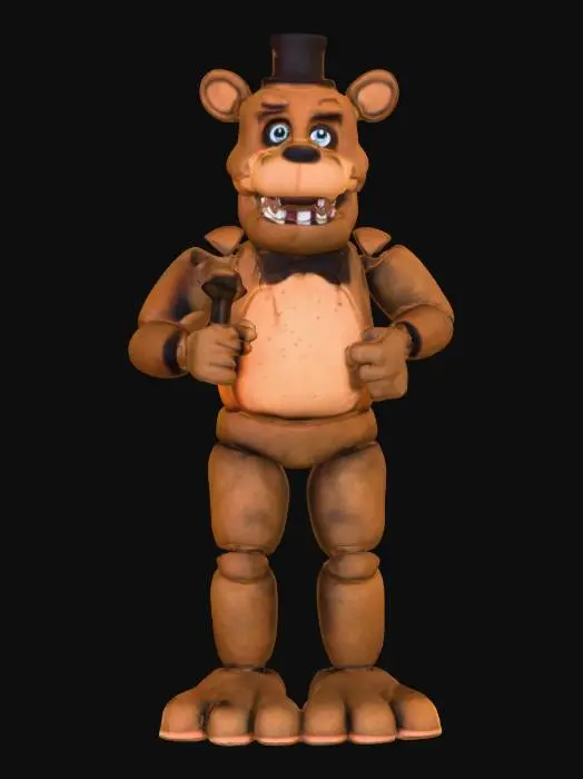 3D model for Freddy Fazbear