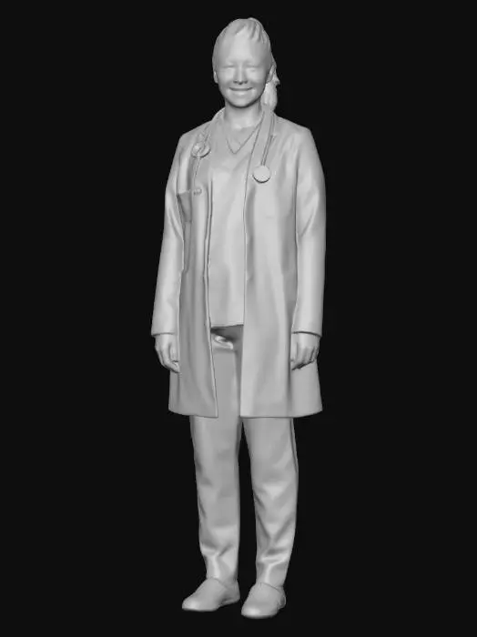 3D model for Doctor in a White Coat