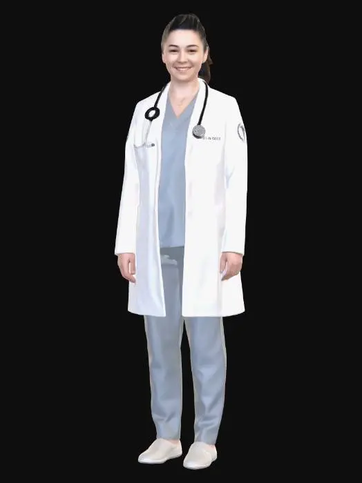3D model for Doctor in a White Coat