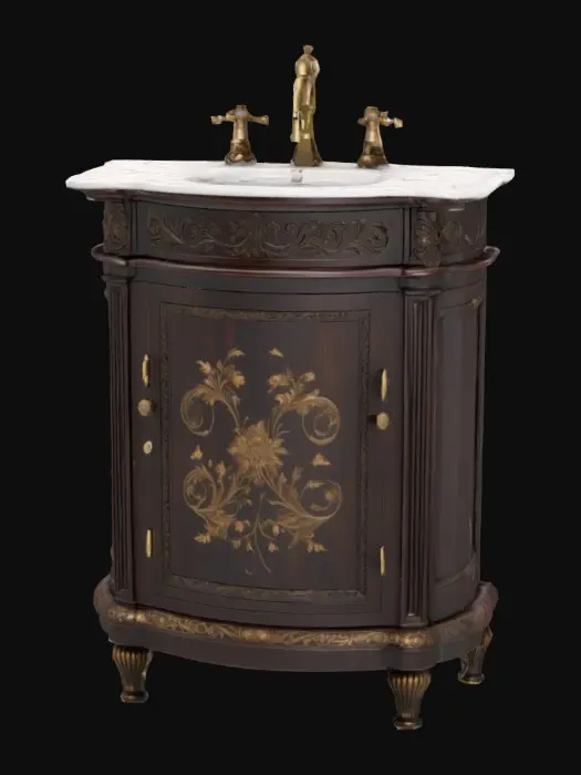 3D model for Vintage Vanity Sink
