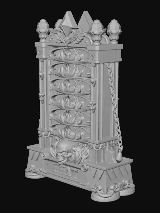 3D model for Infernal Flames Gauge