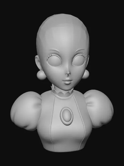 3D model for Bald Princess Bust