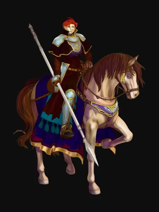 3D model for Seth on horseback