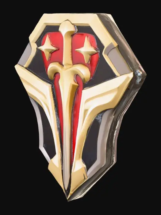 3D model for Ranked Badge Emblem