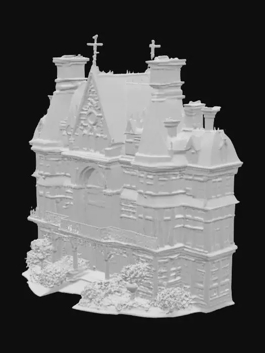 3D model for Harry potter style house