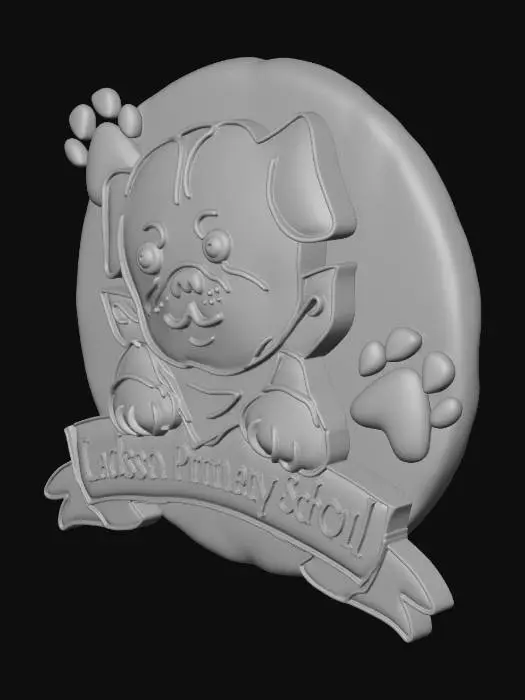 3D model for Ladson Pup Emblem