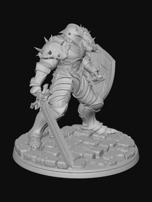 3D model for Lava Knight