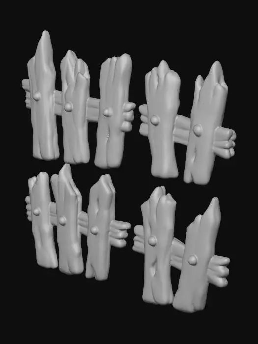 3D model for Rustic Wooden Planks