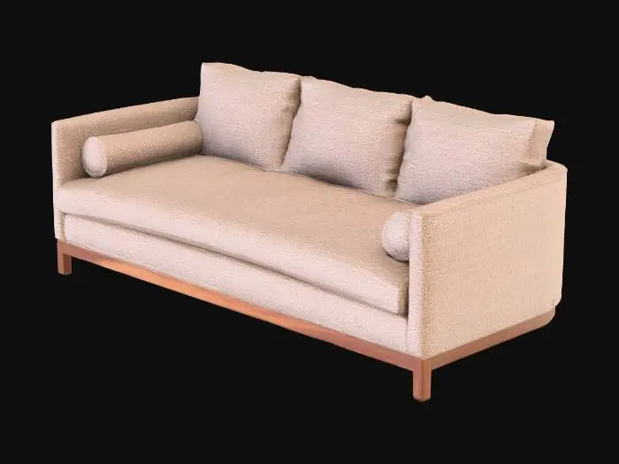 3D model for Cream Sofa Delight