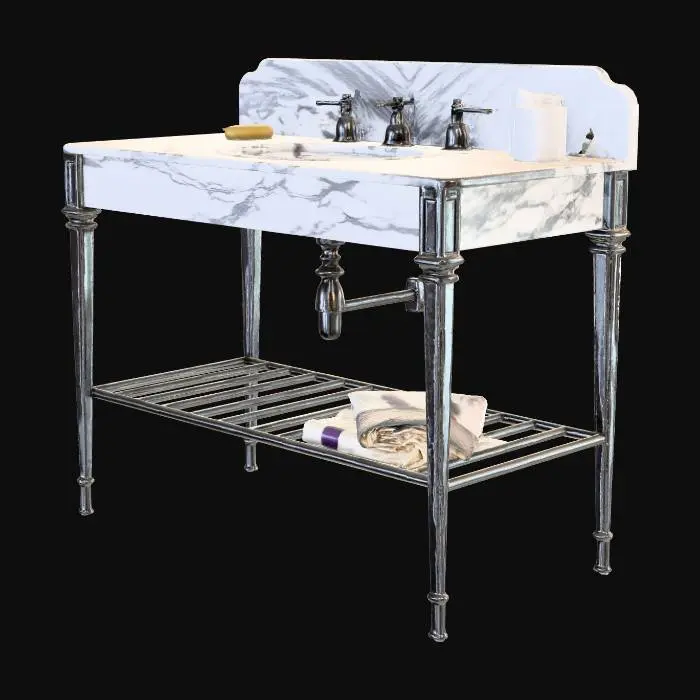 3D model for Marble Vanity Sink