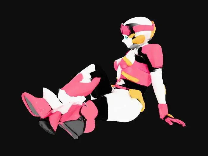 3D model for Cosplay Bot Resting