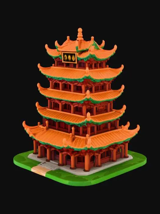 3D model for Pagoda Serenity