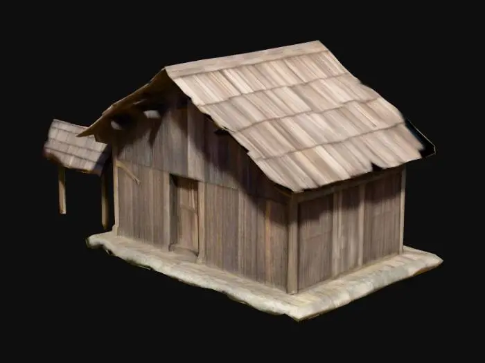 3D model for Rustic Cabin in the Woods