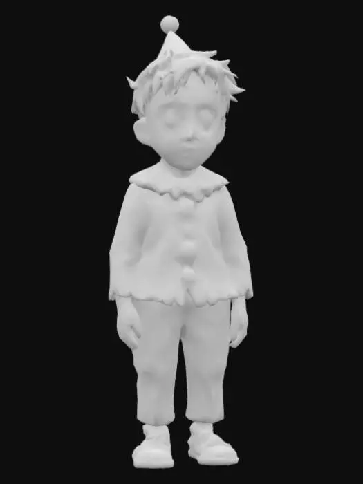 3D model for Melancholic Mime
