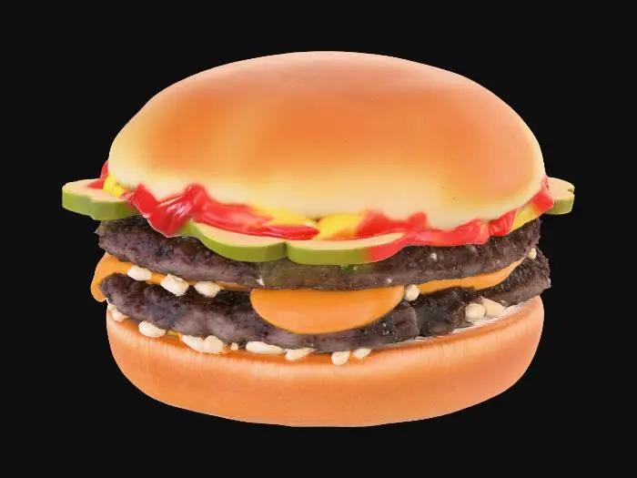 3D model for Cheesy Delight Burger