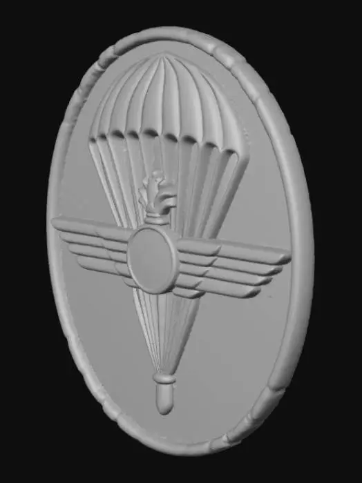 3D model for Parachute Emblem