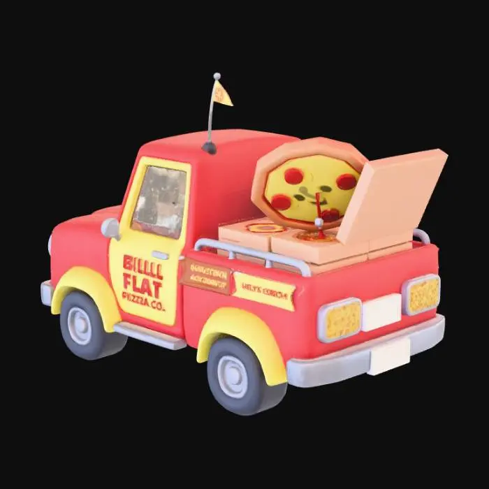 3D model for Pizza Truck Delight