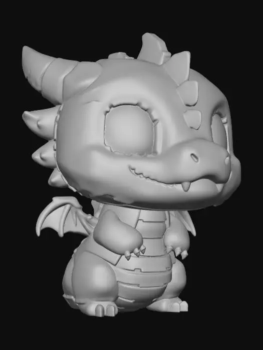3D model for Pixel Dragonling