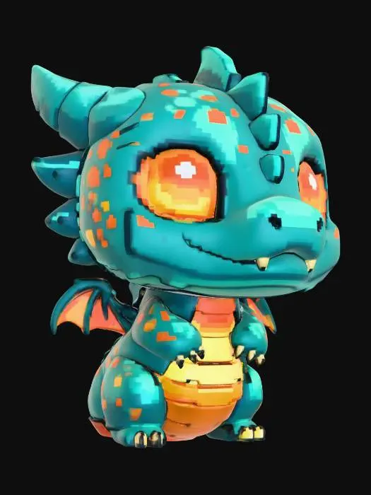 3D model for Pixel Dragonling