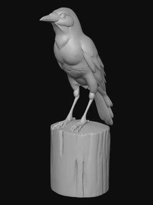 3D model for Watcher Crow