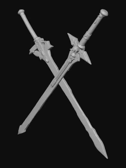 3D model for Crossed Blades