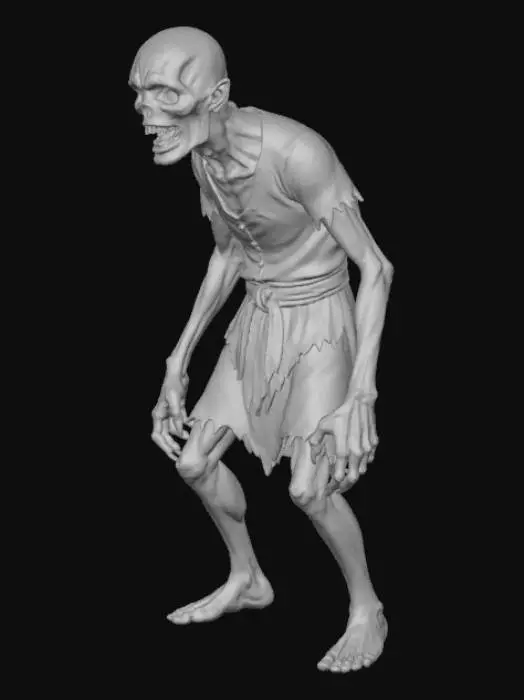 3D model for ปอบอ่อน