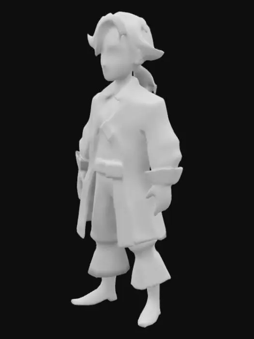 3D model for Pirate Adventurer