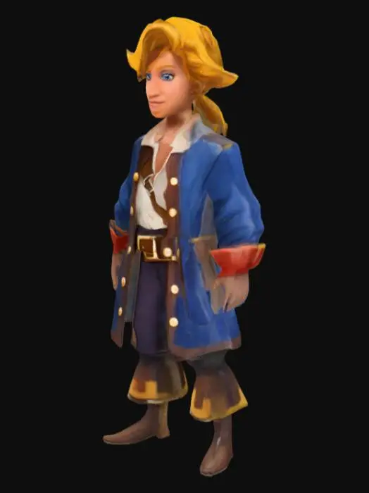 3D model for Pirate Adventurer