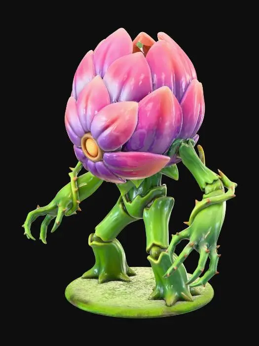 3D model for flower monster