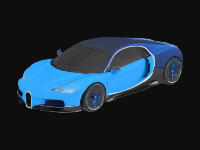 3D model for #emblem#, Velocity Blue