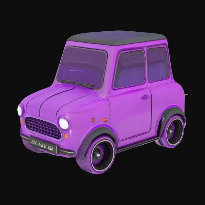 3D model for Purple Dream Car