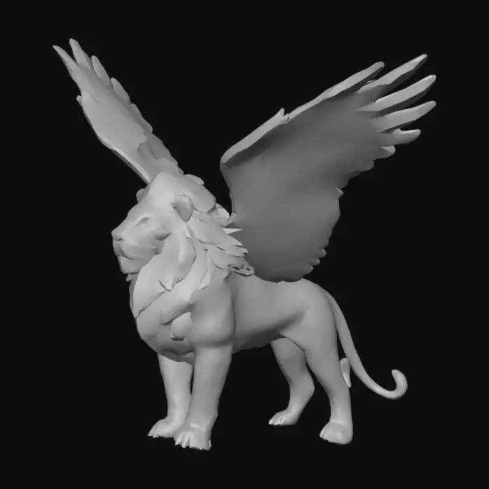 3D model for Winged Lion