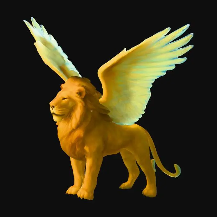 3D model for Winged Lion