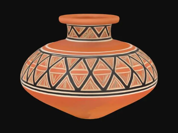 3D model for Hopi style Indian Pottery