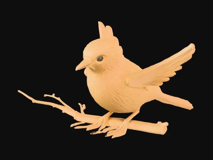 3D model for Small Sand Casting of bird.