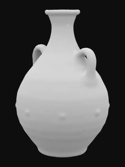 3D model for Southwestern style native american terracotta water jug that is hollow inside and has thick outer walls. Jug should not be solid inside. Jug should have double handles.