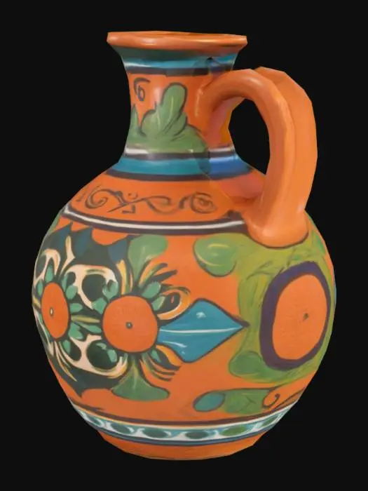 3D model for Cantarito Mexican Water Jug