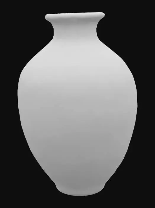 3D model for Colorful adobe Mexican Pottery with thick walls