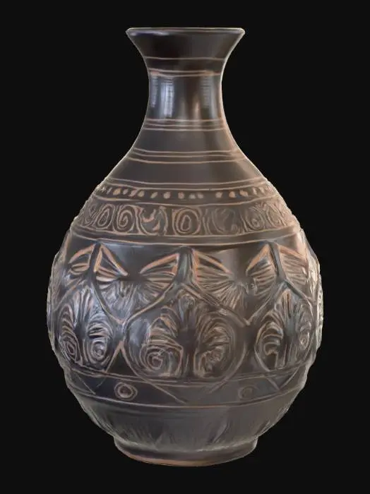 3D model for Barro Negro pottery Mexican pottery