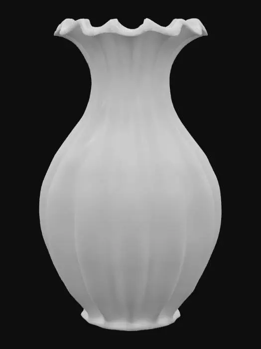 3D model for Beautiful fluted Vase to hold flowers 
