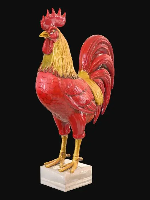 3D model for Rooster Statue